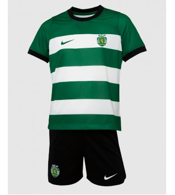 Sporting CP Replica Home Stadium Kit for Kids 2023-24 Short Sleeve (+ pants)